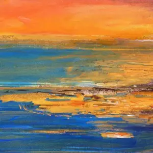 Paysage rouge