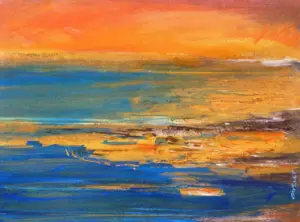 Paysage rouge